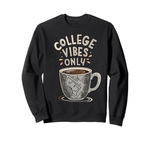 College Vibes Only Coffee Cup Doodle Design for Students �g���[�i�[
