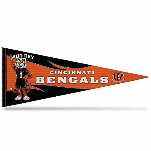 Image of Rico Industries NFL Football Mascot inch 12 inch x 30 inch Felt Wall Decor Pennant - Great for Home /Bed Room /Man Cave Decor