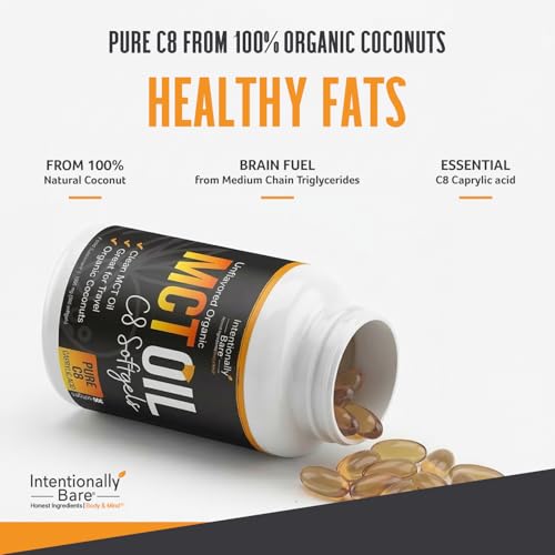 Intentionally Bare Organic MCT Oil Capsules