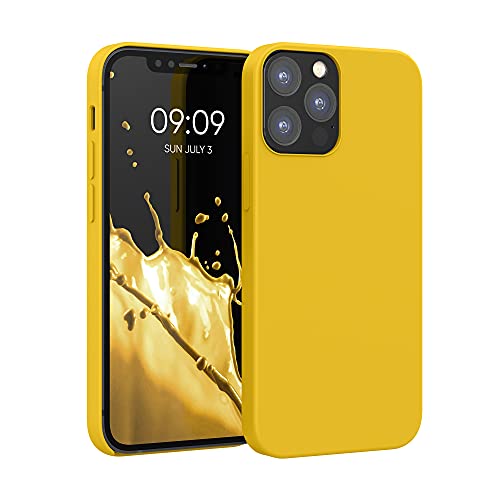 Ya en manzanajugosa.com: kwmobile Carcasa Compatible con Apple iPhone 12 / iPhone 12 Pro Funda - Case TPU y Silicona antigolpes - Apto Carga inalámbrica - Amarillo Miel