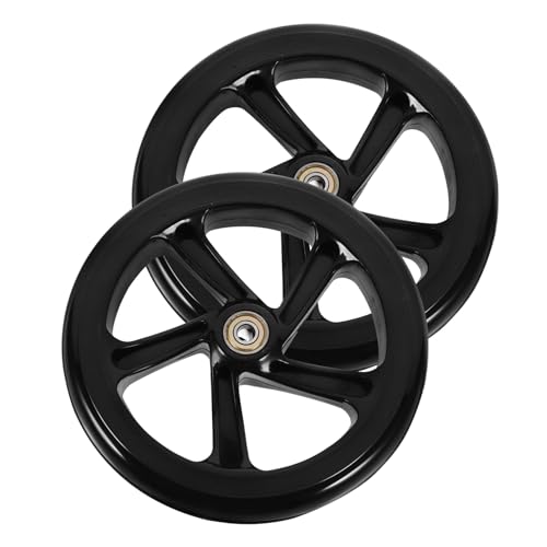 Roues de scooter PU haute élasticité lot de 2 pièces résistantes pour trottinette