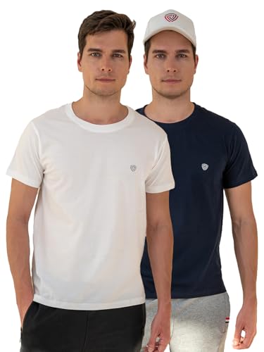 Image of Lux Cozi Men's Cotton Solid Regular Fit T-Shirt