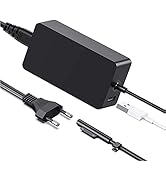 Surface Charging Cable Surface Pro Charger 44W 15V 2.58A Power Supply Adapter for Microsoft Surface Pro ...