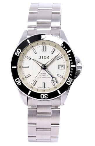[�W�I�X]JIOS GMT DIVER'S104 GMT �_�C�o�[�Y�E�H�b�` ���{�� �r���v ���������r���v ���Y �����Y �X�e�����X�x���g MADE IN JAPAN �T�t�@�C�A�K���X �I�t�z���C�g