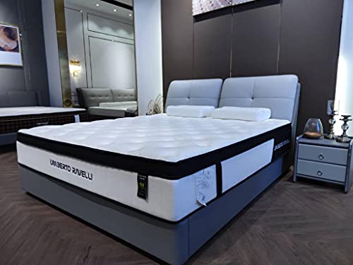 Matelas Ressort Individuel Haute qualité avec Un Couche mémoire de Forme (140 X 190 CM) Cover
