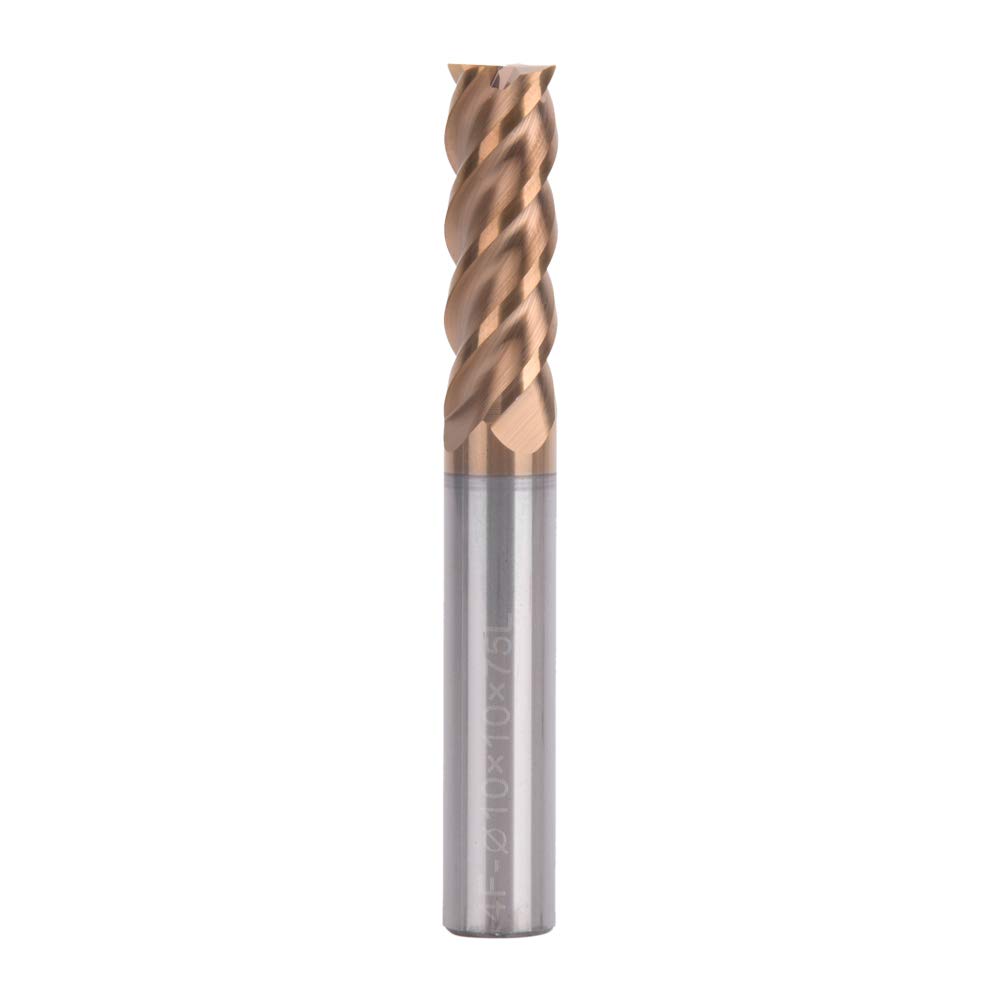Frez palcowy do obróbki metalu HRC60° D10*75 * 4T | Frez ze stali wolframowej 4 - rowek