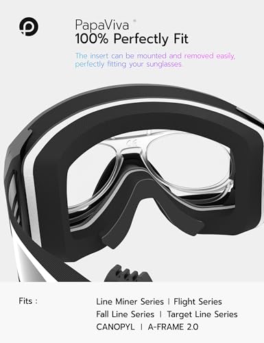 Clip optique pour lunettes de ski Oakley Line Miner insert sur mesure