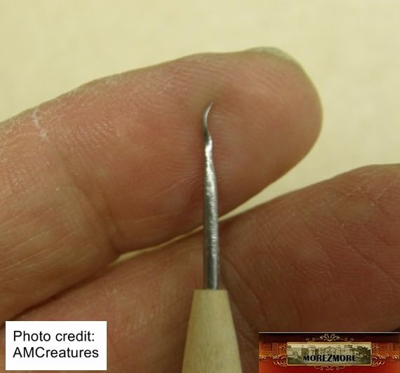 M00426 MOREZMORE Miniature Sculpting Clay Tool Micro Hook AMC AMCreatures Model Tool Clay Tool Micro Tool