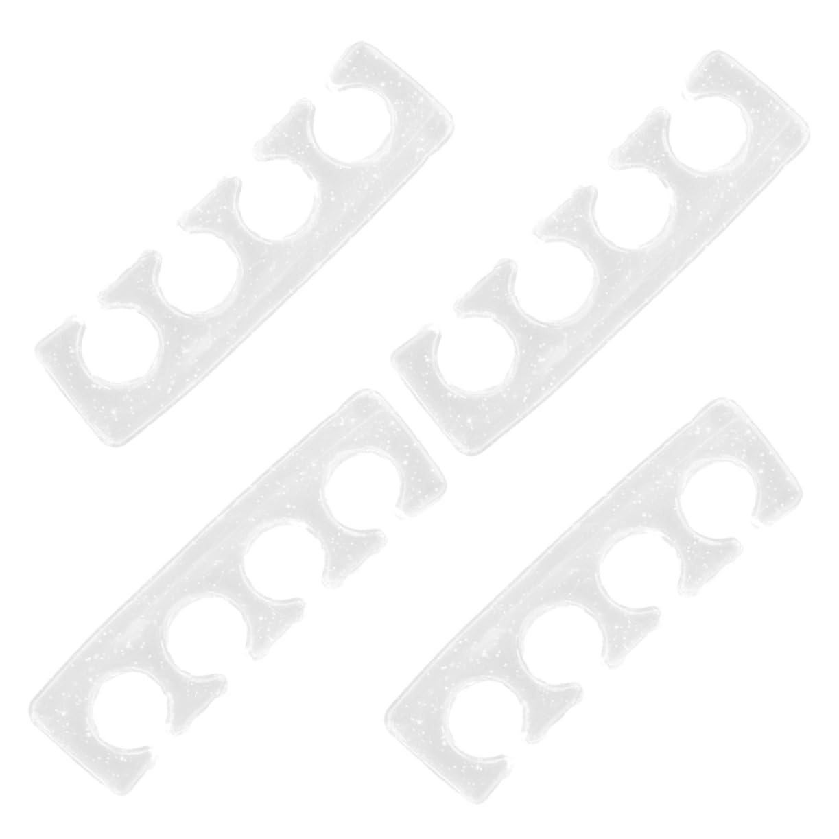 Ipetboom Silicone Toe Separators for Women Men 2 Pairs Nail Toe Dividers for Manicure