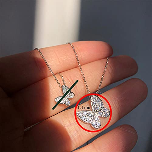Collier papillon mignon en argent pour sublimer vos tenues d'été