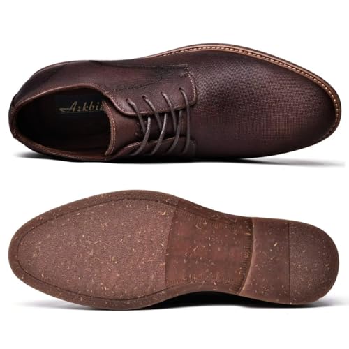Image of Arkbird Mens Dress Shoes, Lace Up Leather Oxford