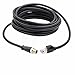 HangTon Camera Sensor Network Ethernet M12 8 Pin X Coded to RJ45 Cat 6A High Speed Gigabit Cable for Cognex Basler Industrial Application 32.8ft
