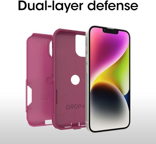 Coque iPhone 13 OtterBox Commuter contre les chutes couleur rose