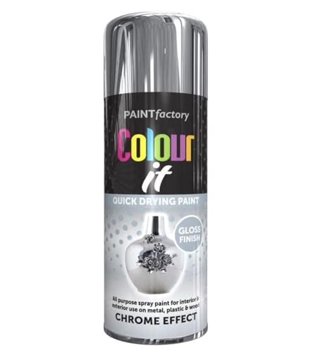 Chrome Effects Spray Paint Gloss Metal Wood Plastic 400 ml