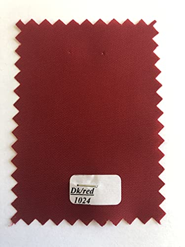 Tissu en nylon imperméable rouge pour bâche de terrasse et équipement extérieur de jardin