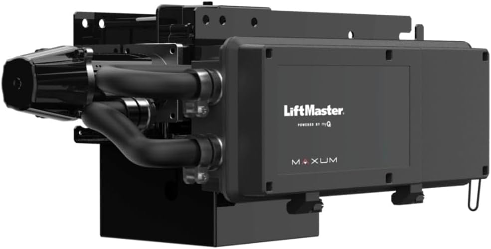 LiftMaster MAXUM DC Trolley Commercial Door Operator, side view with connections