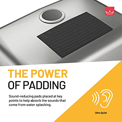 Kindred Csla2522-7-1N Creemore 25-In Lr X 22-In Fb X 7-In Dp Drop In Single Bowl 1-Hole Stainless Steel Kitchen Sink, 25" X 22" #TOP6