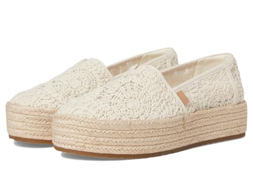 Image of TOMS Women's Valencia Platform Espadrille, Textile Upper, OrthoLite Insole