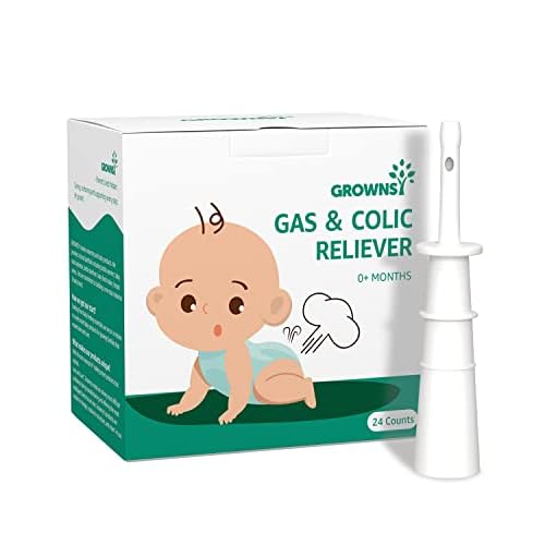 GROWNSY Gas and Colic Reliever for Babies, 24pcs Natural Baby Colic and Gas Relief, Colic Relief for Newborns, Infant Gas Colic Relievers 24 Count (Pa