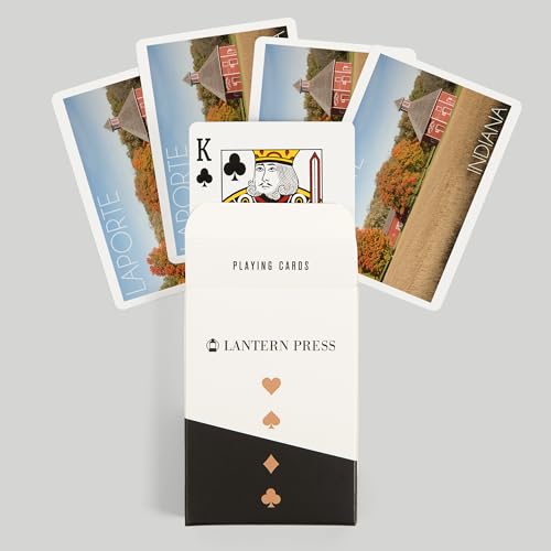 Lantern Press Baraja LaPorte Indiana 52 Cartas Poker miniatura 6