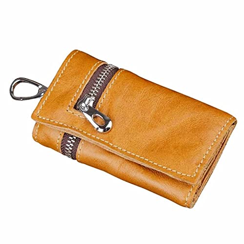 Portefeuille en cuir pour clés de voiture style décontracté