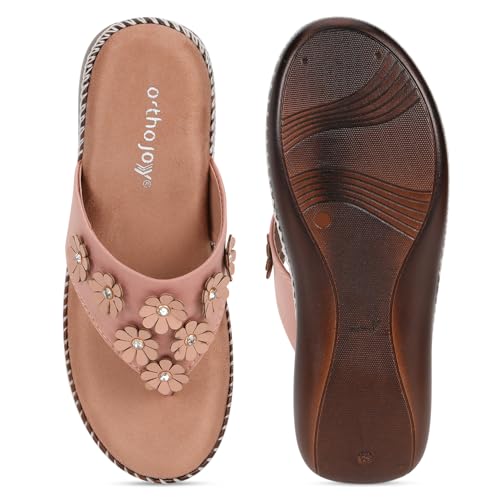 Image of ORTHO JOY doctor Fancy Footwear for women || Orthopedic Women's Fancy Slipper /Sandal For Women