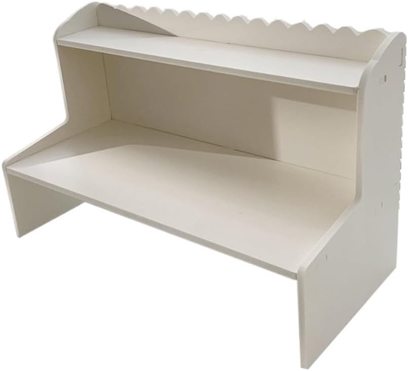 Organizer Plastic Desktop Multi - layer Storage Rack, No - installation - required Office Stationery and Sundries Storage(Small)