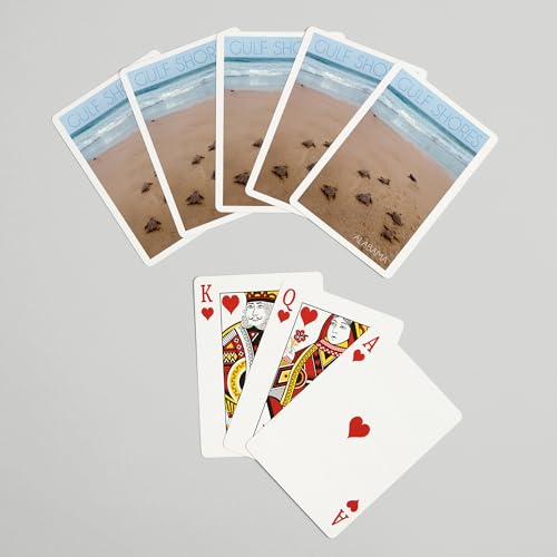 Baraja de 52 cartas Poker Tamaño Gulf Shores miniatura 7