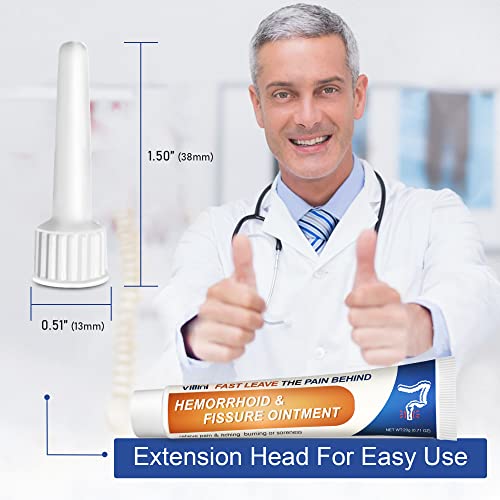 Fast Relief Hemorrhoid Cream, Hemorrhoid & Fissure Ointment, Hemorrhoid Treatment, Hemorrhoid Cream With Healing Formula, Hemorrhoid Symptom Ointment. (Yellow) #TOP5