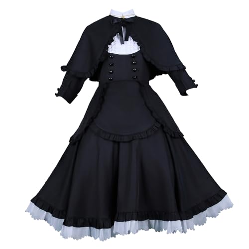 gegecos Anime Game Puella Magi Madoka Magica Cosplay Costumes Homura Akemi Uniforms (M)