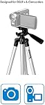 Ultimaxx Lightweight Portable Camera Tripod Stand with Carrying Bag for Sony, Nikon, Canon, Olympus, Pentax, Panasonic, Samsung Cameras and Camcorders (50")