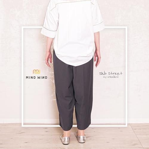 Women's High Waist Maxi Wide Legged Pants, Soft and Comfortable Casual Trousers with Elastic Back Waistband3