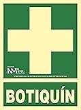 botiquin seguridad industrial Cartel PVC Fotoluminiscente Botiquin