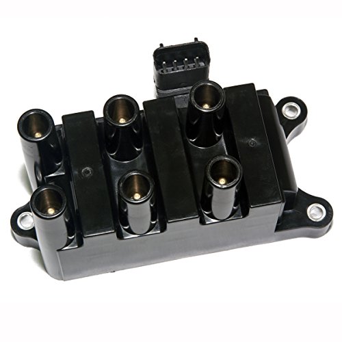 Ignition Coil Pack compatible with 01-08 Ford - F150 Ranger Freestar Mustang Taurus - Mazda B3000 - Mercury Sable Monterey - V6 3.9L 4.0L 4.2L 2.5L 3.0L 3.8L Compatible with C1312 DG485 FD498