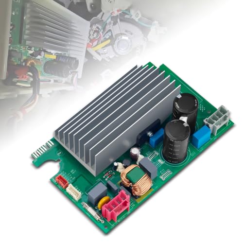 WH22X38837 Washer Inverter Control Board Fit for GE Front-Load Washers(Such as GFW850SPN5RS) Converts AC Line Power to Variable Frequency Output Replace# WH22X29531 WH22X32957 WH22X32059 AP8050996