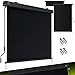 Produktbild KESSER® Senkrechtmarkise Außenrollo Handkurbelmechanismus Balkonrollo Sonnen-und Sichtschutz, Beschattung Sonnenschutz Außen Rollo mit Kurbel Markisenkasten, Balkon und Terrasse, 140 x 250cm Anthrazit