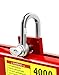 QWORK Engine Load Leveler, 4000lbs Laod Capacity, Heavy Duty Steel Engine Hoist Leveler Shop Crane Lift Hoist with 2 Chains, Red