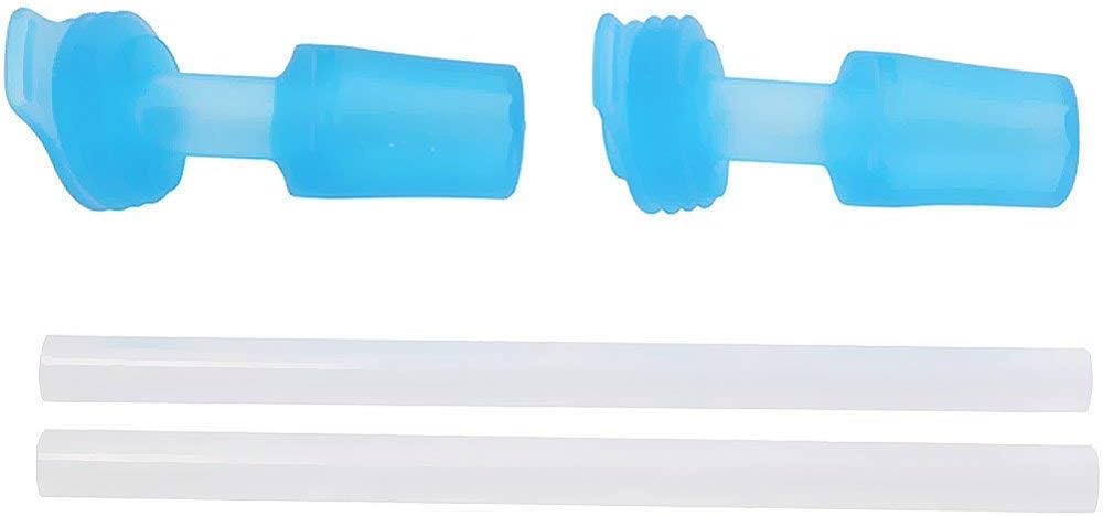 CamelBak-Eddy Kids Bottle Accessory 2 Bite Valves/2 Straws, Ice Blue, One Size