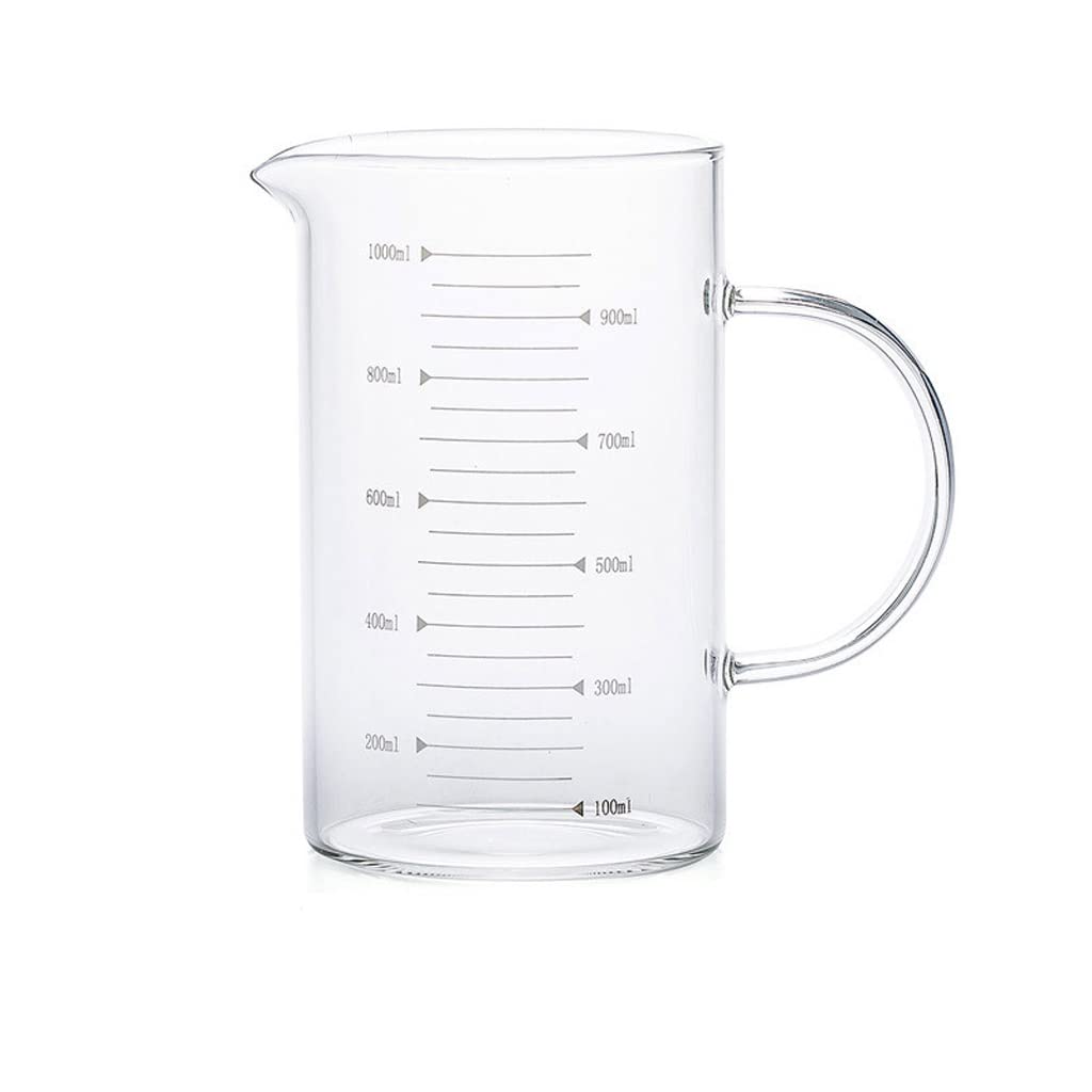 Tasse battu oeuf en verre XMING de 1000ml pour éviter les débordements en cuisine