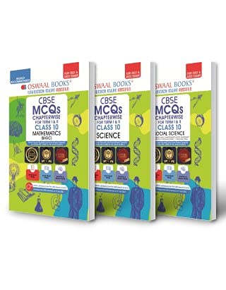 Oswaal CBSE MCQs Chapterwise For Term I & II, Class 10 (Set of 3 Books ...