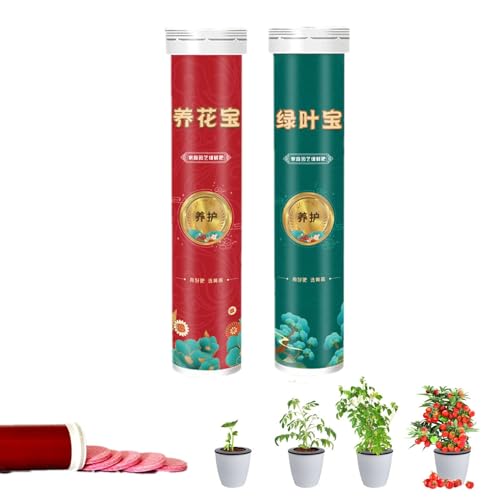 Caduola Fertilizzante organico universale a rilascio lento, Fertilizzante organico universale in compresse a rilascio lento per giardinaggio domestico, Radici più forti e più sane (Mix, 1 PCS)