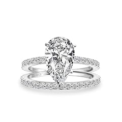 18K White Gold Plated