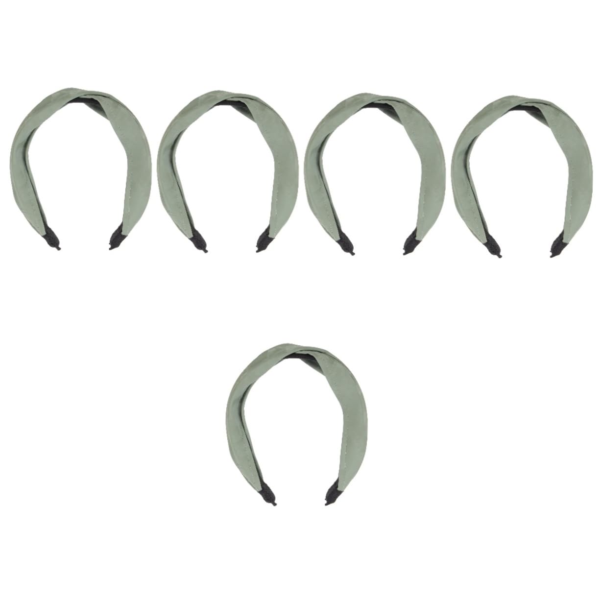 POPETPOP 5pezzi Fascia Larga Antiscivolo Per Ragazze Cerchietto Elegante Pu Per Festa e Uso Quotidiano Accessorio Versatile Per e Makeup