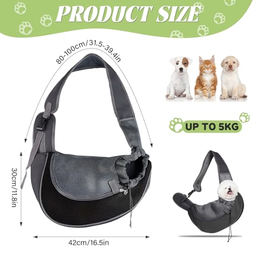 Herbst Hunde Tragetaschen, Hundetragetasche, Verstellbare Tragetasche Hund, Hundetasche für Kleine Hunde, Hunderucksack Hundetragetuch Outdoor Katzentrage Reise, Transporttasche für Haustiere