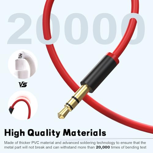 Cable Auxiliar Replacement para Beats Studio Pro y otros miniatura 5
