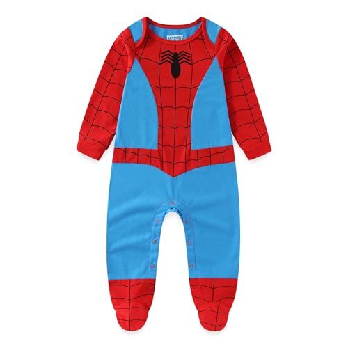 Pyjama Spider-Man avec bonnet Marvel pour bébé garçon de 18 mois