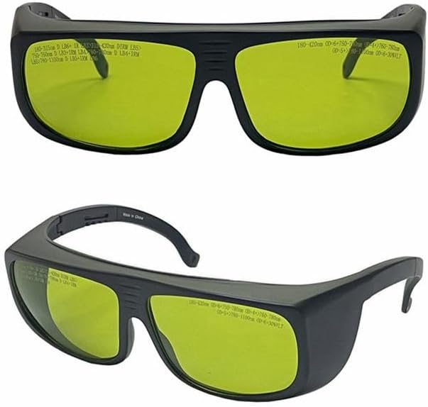 BEINME 180-420nm &750-1100nm Laser Protective Googles Safety Glasses For 808nm 980nm 1064nm Eyes Protection