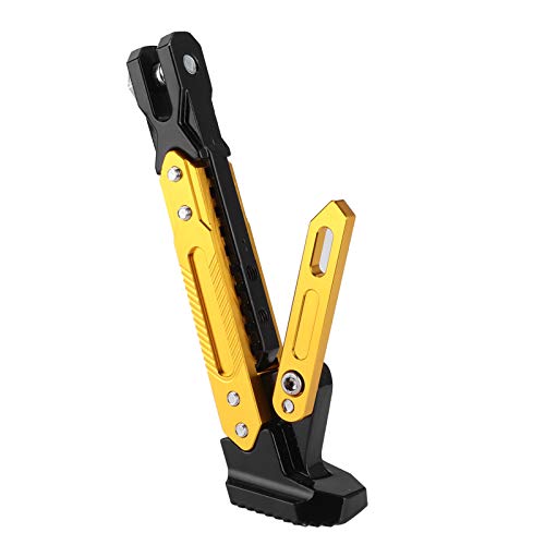 Béquille ajustable pour moto Pied de support moto Béquille latérale en alliage d'aluminium CNC Pieds de béquille universel Pièces détachées pour moto