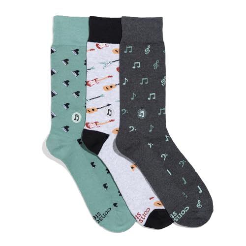 Image of Conscious Step Women's Fair Trade Organic Cotton Crew Socks | 3 Pack | Every Pair Helps Support our Humanitarian Partners