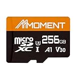 MMOMENT Micro SDXC Card for Nintendo-Switch, A1, UHS-I, U3, V30, Class 10 Compatible, Read Speed Up to 100 MB/s,Write Speed Up to 75 MB/s, SD Adapter Included (256GB, Orange High Speed - A1, U3, V30)